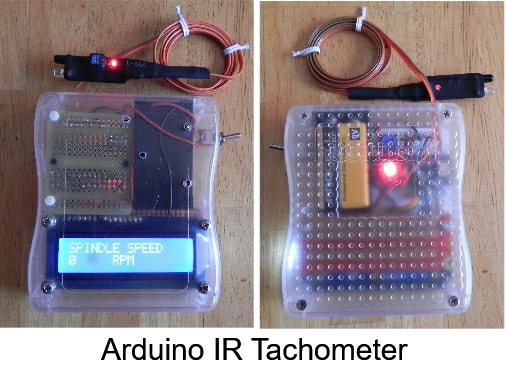 Lathe tachometer